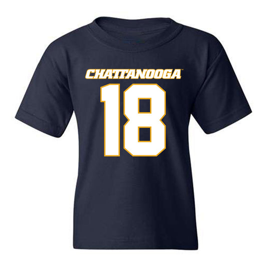 UTC - NCAA Football : Zaire Thornton - Navy Replica Youth T-Shirt