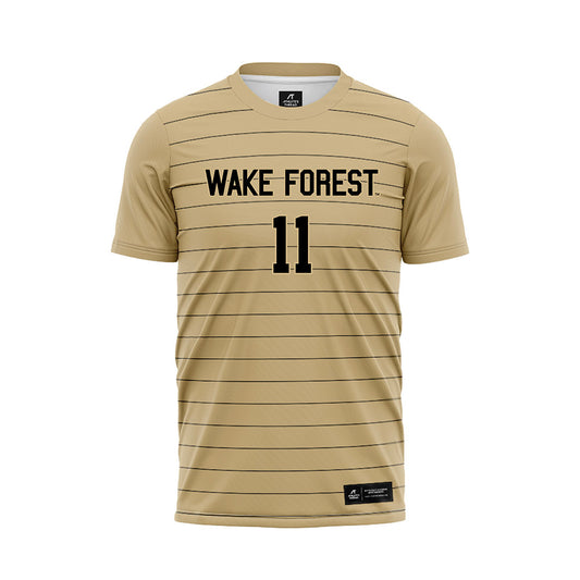 Wake Forest - NCAA Men's Soccer : Eligio Guarino - Gold Jersey