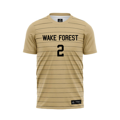 Wake Forest - NCAA Men's Soccer : Bo Cummins - Gold Jersey