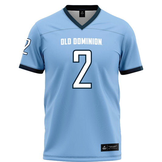 Old Dominion - NCAA Football : LaMareon James - Light Blue Jersey