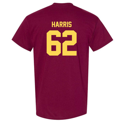 NSU - NCAA Football : Anthony Harris - Maroon Replica Shersey Short Sleeve T-Shirt