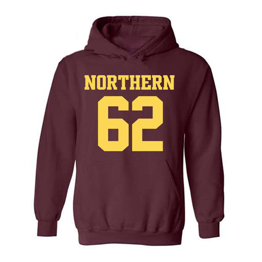 NSU - NCAA Football : Anthony Harris - Maroon Replica Shersey Hooded Sweatshirt