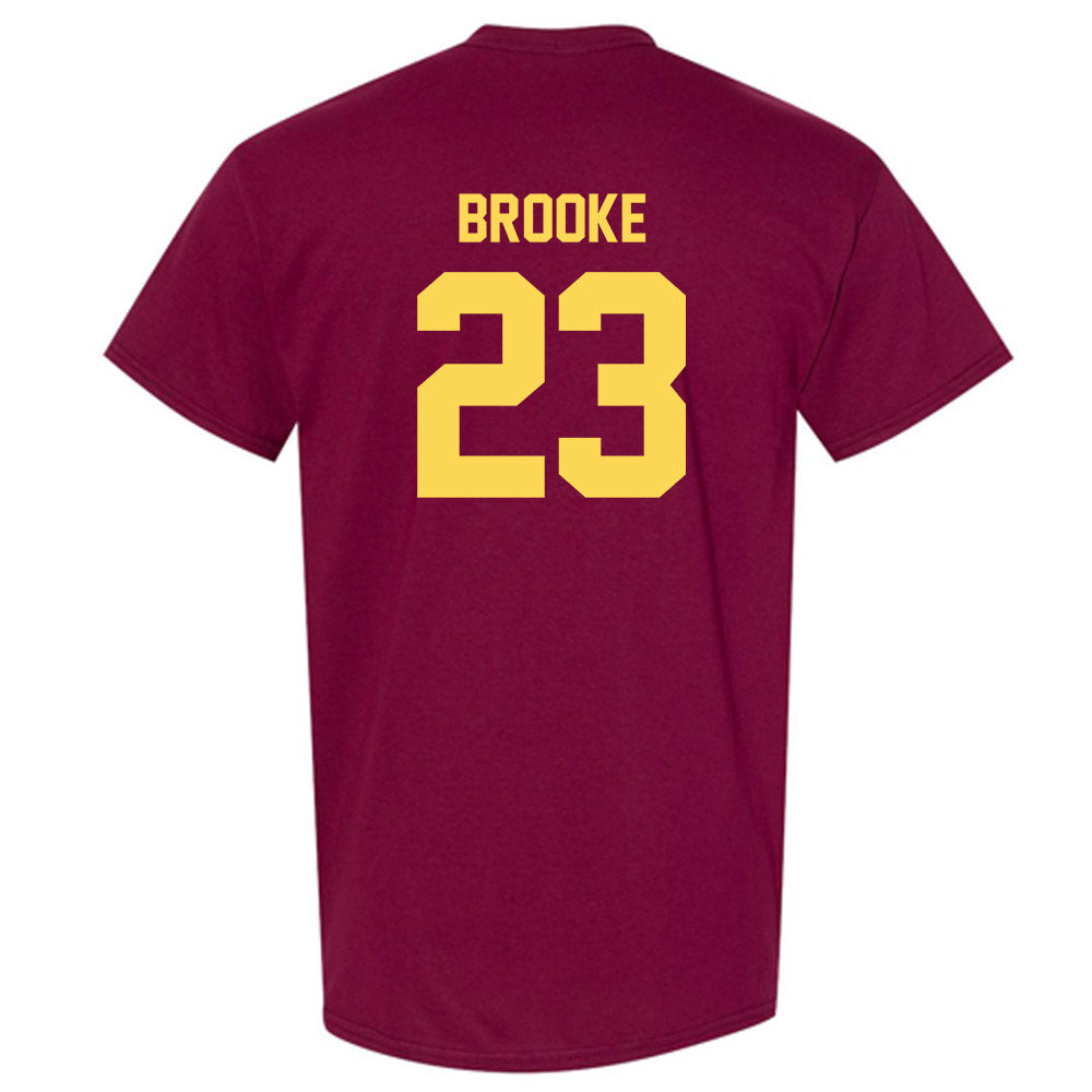 NSU - NCAA Men's Basketball : Devon Brooke - Maroon Classic Short Sleeve T-Shirt