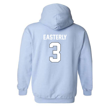 Old Dominion - NCAA Football : Mario Easterly - Light Blue Replica Hooded Sweatshirt