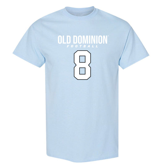 Old Dominion - NCAA Football : Jack Shields - Light Blue Replica Short Sleeve T-Shirt