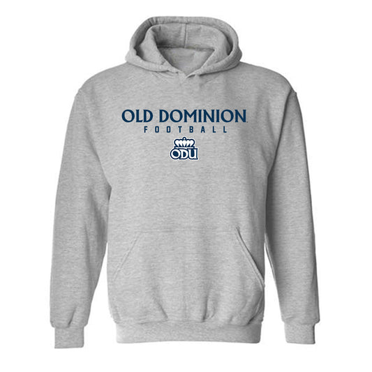 Old Dominion - NCAA Football : Monterio Smith - Grey Classic Shersey Hooded Sweatshirt