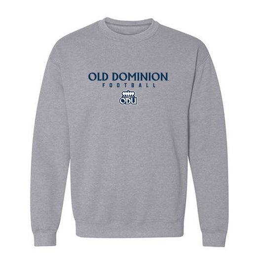 Old Dominion - NCAA Football : Maarten Woudsma - Grey Classic Shersey Sweatshirt