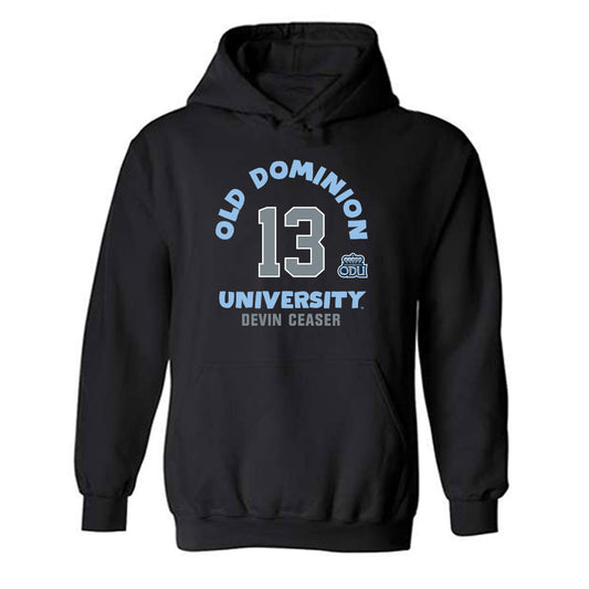Old Dominion - NCAA Men's Basketball : Devin Ceaser - Hooded Sweatshirt Fashion Shersey