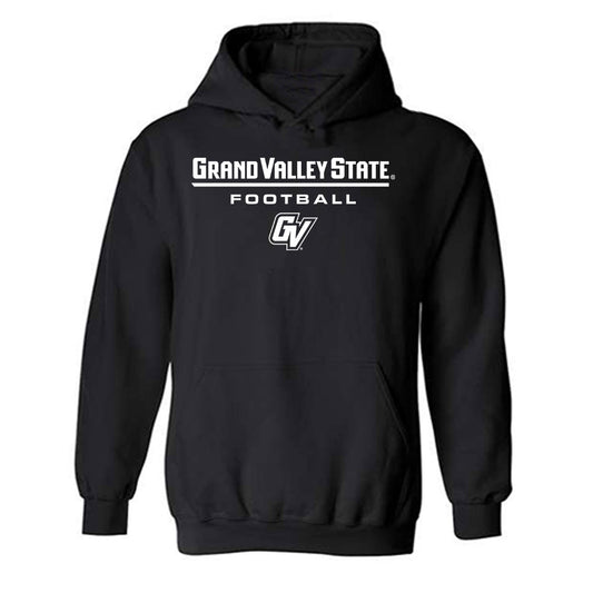 Grand Valley - NCAA Football : Abe Swanson - Black Classic Hooded Sweatshirt