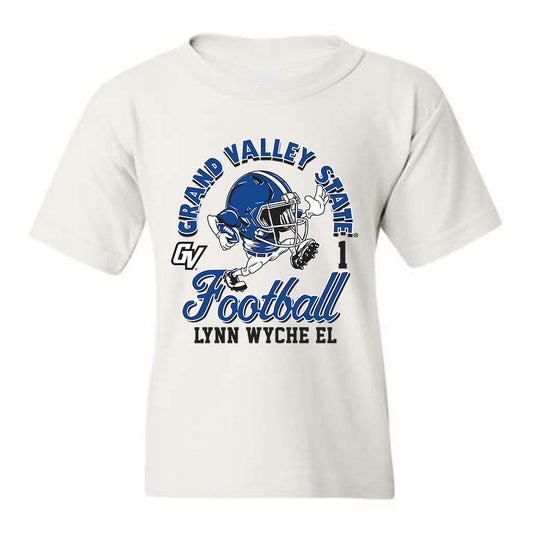 Grand Valley - NCAA Football : Lynn Wyche El - Youth T-Shirt Fashion Shersey