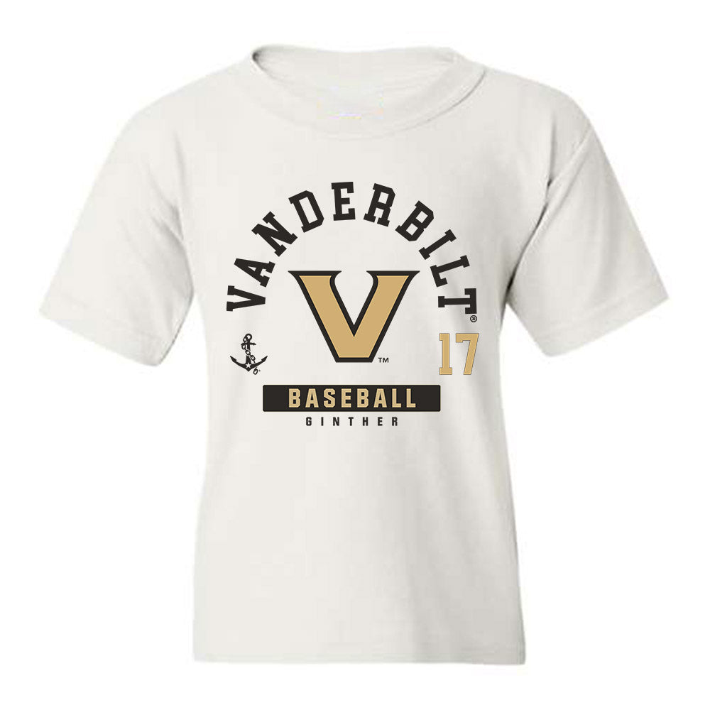 Vanderbilt - NCAA Baseball : Ryan Ginther - Youth T-Shirt Classic Fashion Shersey