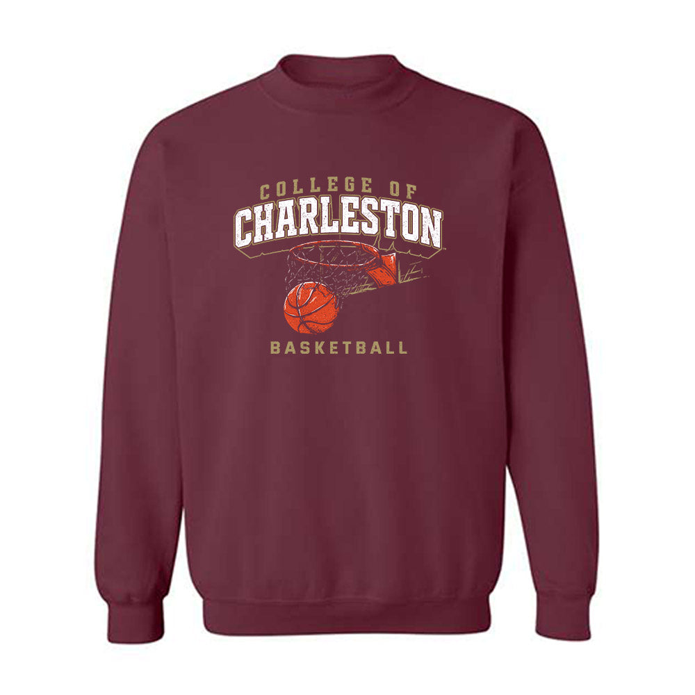 Charleston - NCAA Men's Basketball : Frankie Policelli - Sports Shersey Sweatshirt