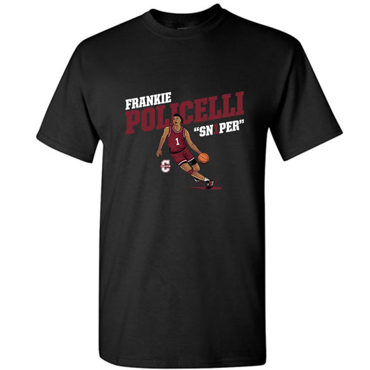 Charleston - NCAA Men's Basketball : Frankie Policelli - Individual Caricature Short Sleeve T-Shirt