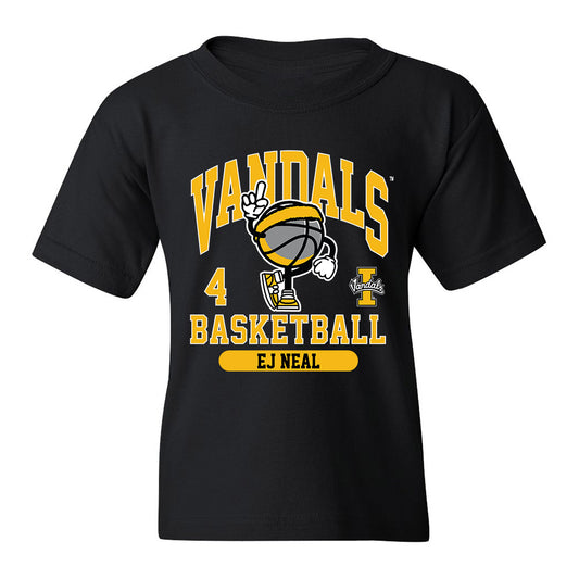 Idaho - NCAA Men's Basketball : EJ Neal - Black Classic Youth T-Shirt