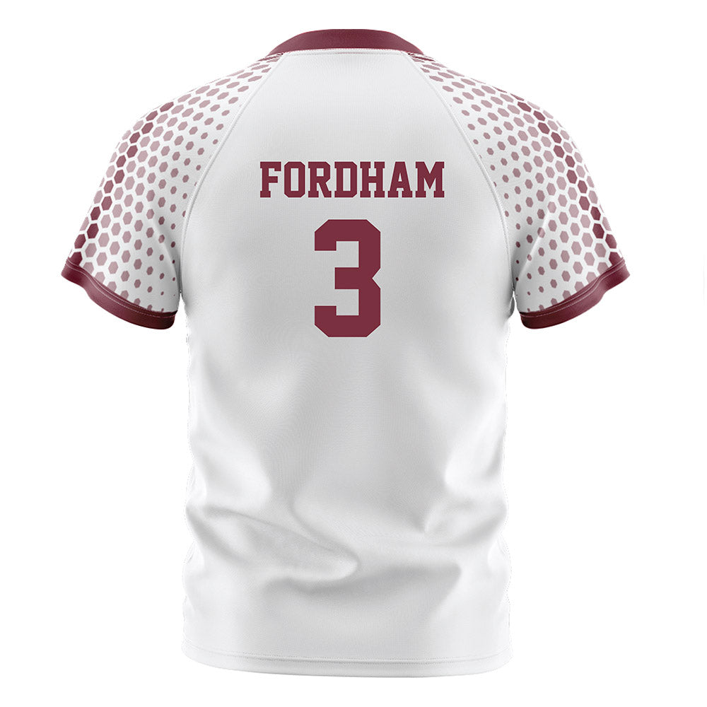 UMass - NCAA Men's Soccer : Matthew Fordham - White Jersey
