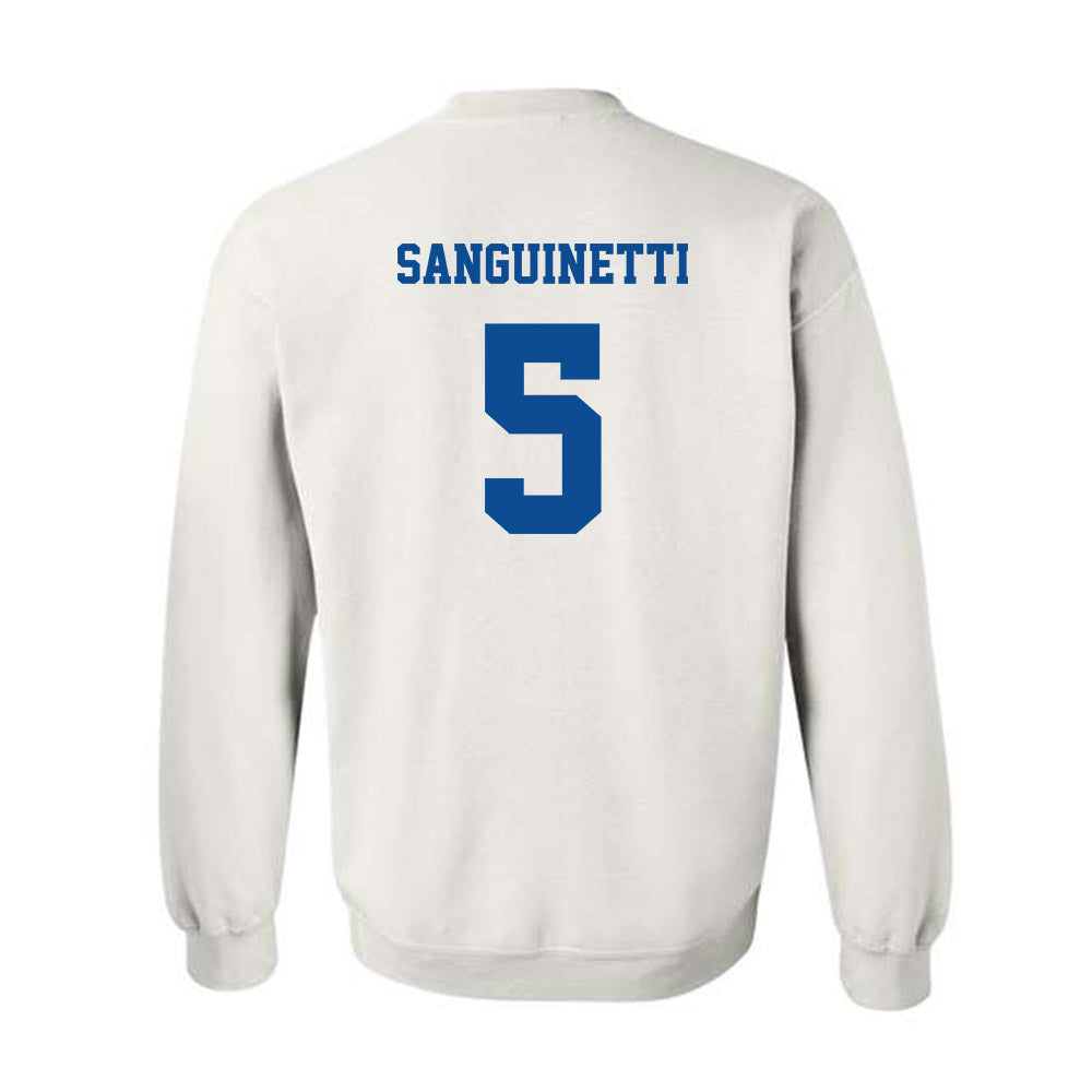 UNC Asheville - NCAA Men's Soccer : Roger Sanguinetti - Crewneck Sweatshirt Classic Shersey