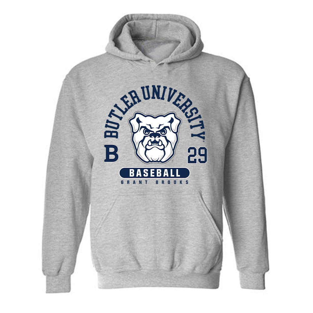 Butler - NCAA Baseball : Grant Brooks - Hooded Sweatshirt Fashion Shersey