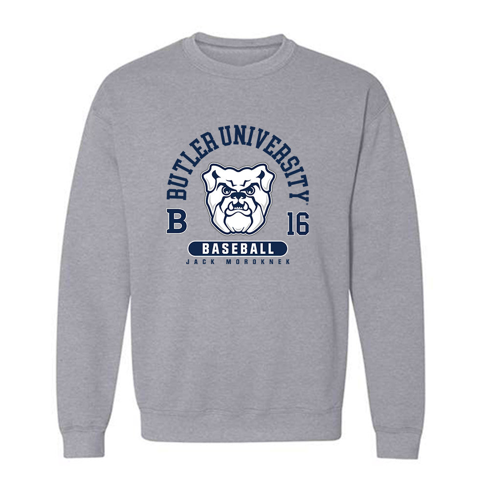 Butler - NCAA Baseball : Jack Moroknek - Crewneck Sweatshirt Fashion Shersey