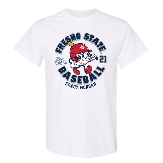 Fresno State - NCAA Baseball : Grady Morgan - Fashion Short Sleeve T-Shirt