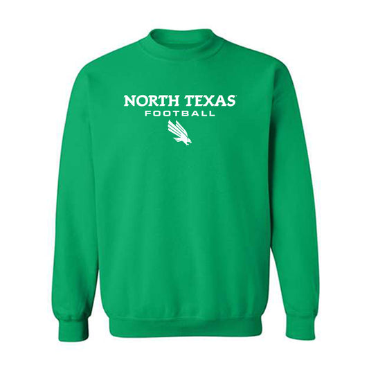 North Texas - NCAA Football : Carson Kropp - Green Classic Shersey Sweatshirt
