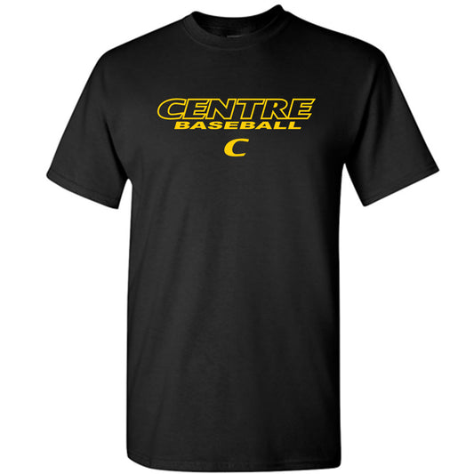 Centre College - NCAA Baseball : Perry Nadreau - Black Classic Short Sleeve T-Shirt