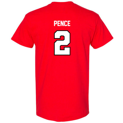 Illinois State - NCAA Men's Basketball : Ty Pence - Replica Shersey Short Sleeve T-Shirt