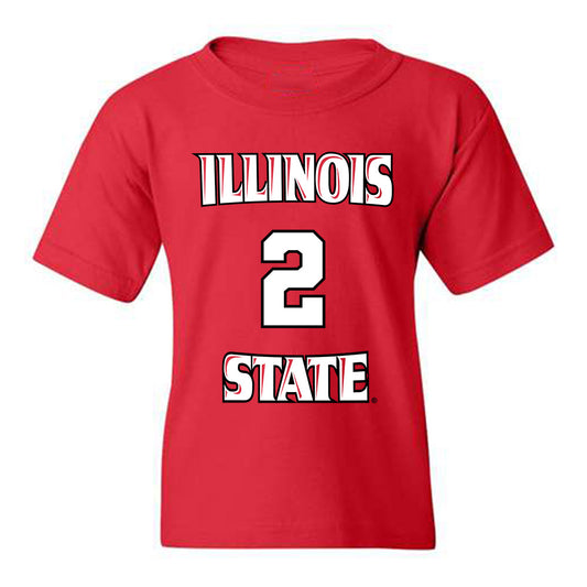 Illinois State - NCAA Men's Basketball : Ty Pence - Replica Shersey Youth T-Shirt