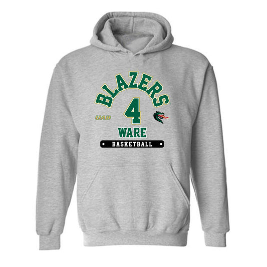 UAB - NCAA Women's Basketball : Desiree Ware - Hooded Sweatshirt Classic Fashion Shersey