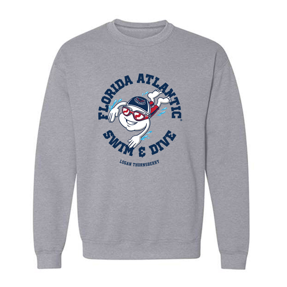 FAU - NCAA Men's Swimming & Diving : Logan Thornsberry - Crewneck Sweatshirt Fashion Shersey