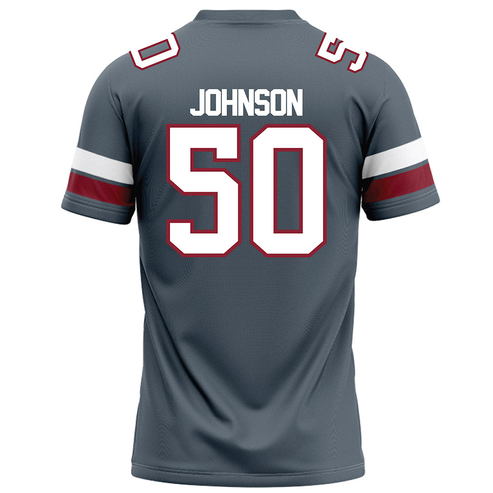NCCU - NCAA Football : Thomas Johnson - Grey Jersey