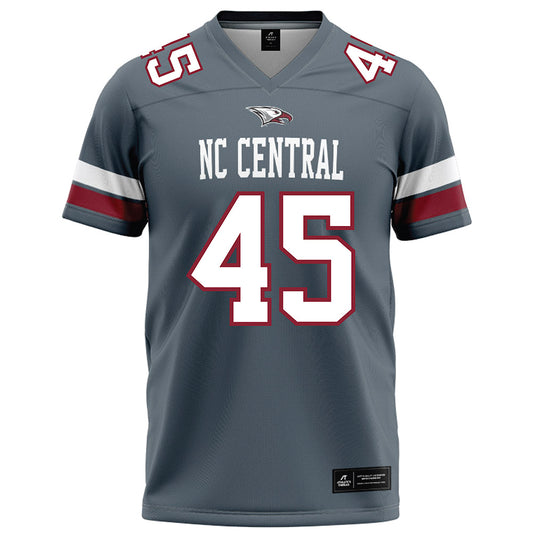 NCCU - NCAA Football : Jaki Brevard - Grey Jersey