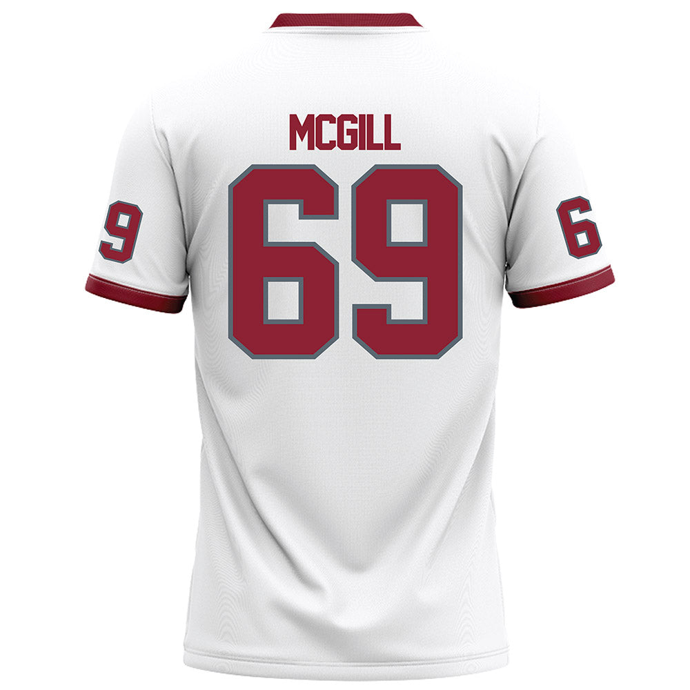 NCCU - NCAA Football : Jordan McGill - White Jersey