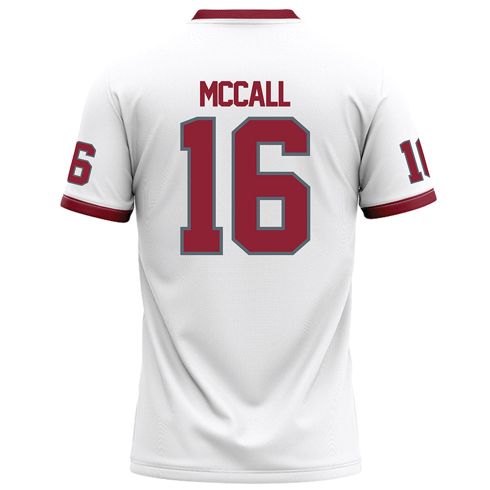 NCCU - NCAA Football : Makai McCall - White Jersey