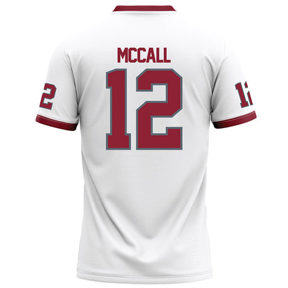 NCCU - NCAA Football : Quentin McCall - White Jersey