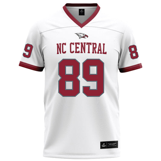 NCCU - NCAA Football : Adrian Olivo - White Jersey