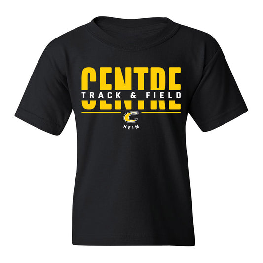 Centre College - NCAA Men's Track & Field (Outdoor) : Jackson Heim - Black Classic Fashion Shersey Youth T-Shirt