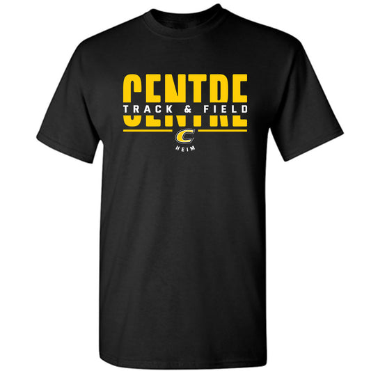 Centre College - NCAA Men's Track & Field (Outdoor) : Jackson Heim - Black Classic Fashion Shersey Short Sleeve T-Shirt
