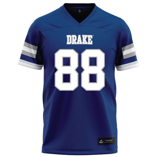 Drake - NCAA Football : Zack Gray - Royal Jersey