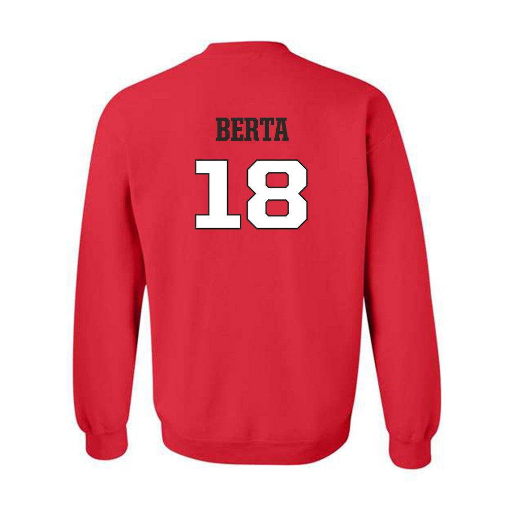 Fairfield - NCAA Baseball : Evan Berta - Crewneck Sweatshirt Sports Shersey