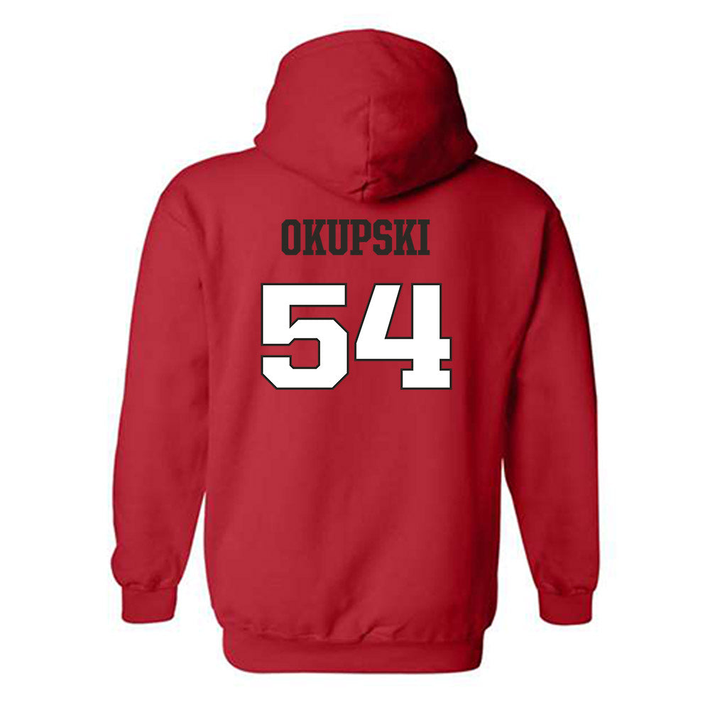Fairfield - NCAA Men's Lacrosse : Luke Okupski - Hooded Sweatshirt Classic Shersey