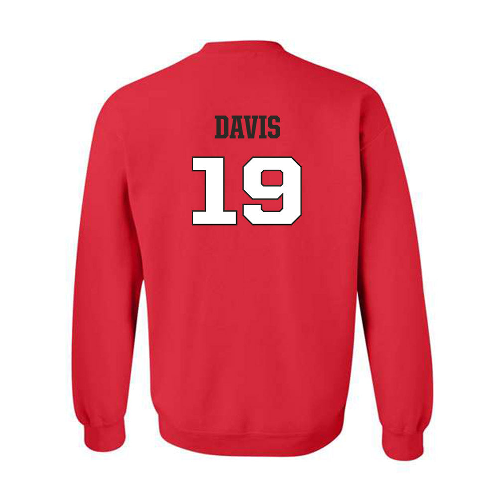Fairfield - NCAA Men's Lacrosse : Daniel Davis - Crewneck Sweatshirt Classic Shersey
