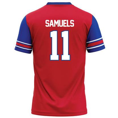 SMU - NCAA Football : Je'lin Samuels - Red Jersey