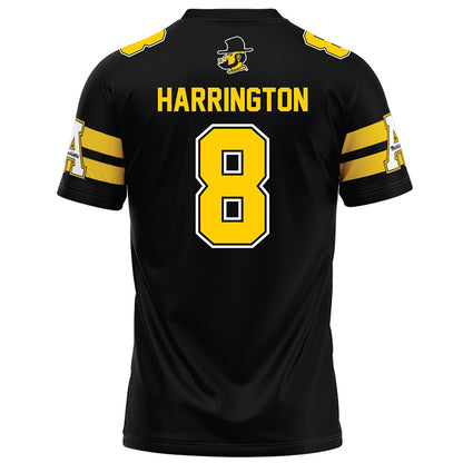 App State - NCAA Football : Brendan Harrington - Black Jersey