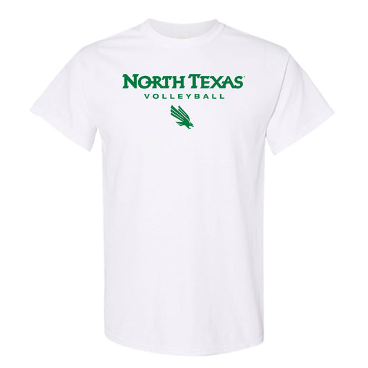 North Texas - NCAA Women's Volleyball : Victoria Fontenot - White Classic Shersey Short Sleeve T-Shirt