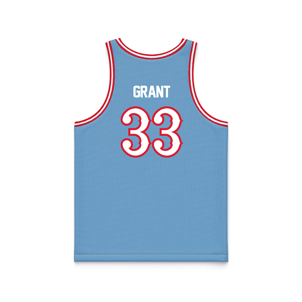 Dayton - NCAA Men's Basketball : Makai Grant - Basketball Jersey Chapel Blue
