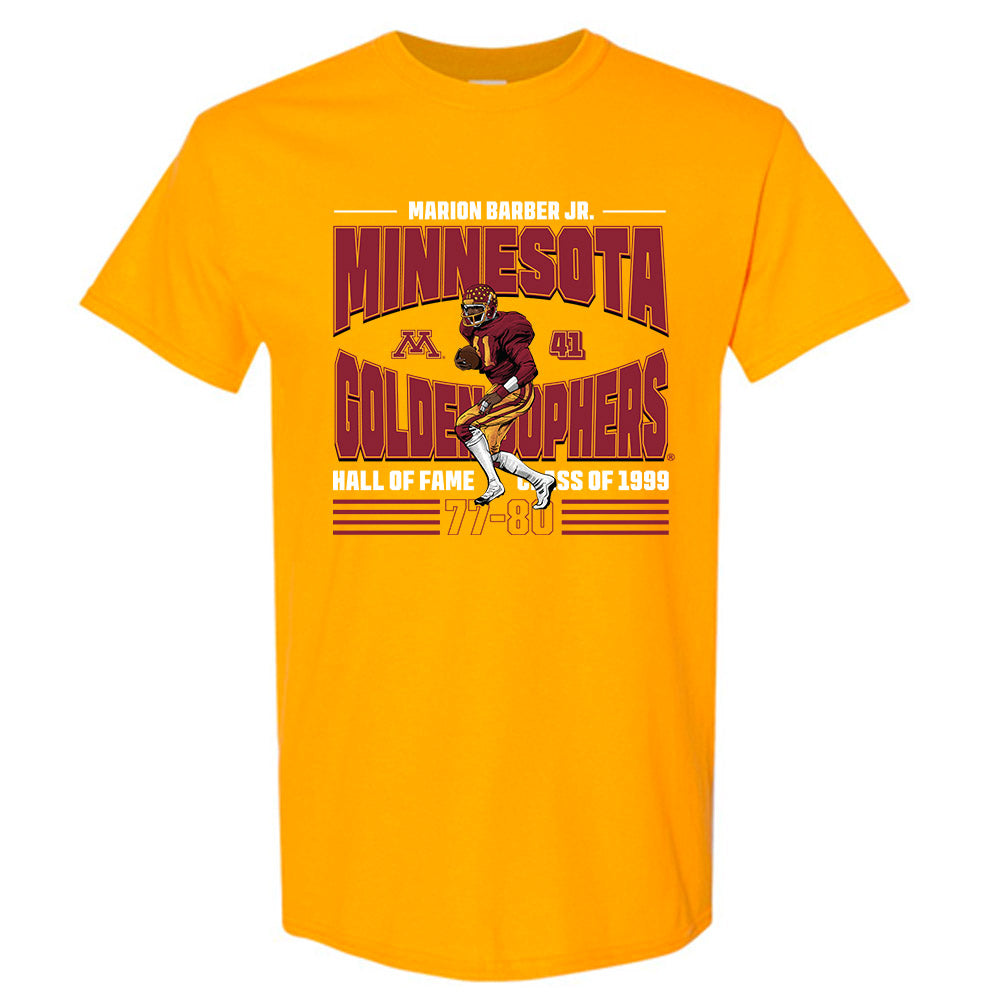 Minnesota - NCAA Football : Marion Barber Jr - Caricature Short Sleeve T-Shirt