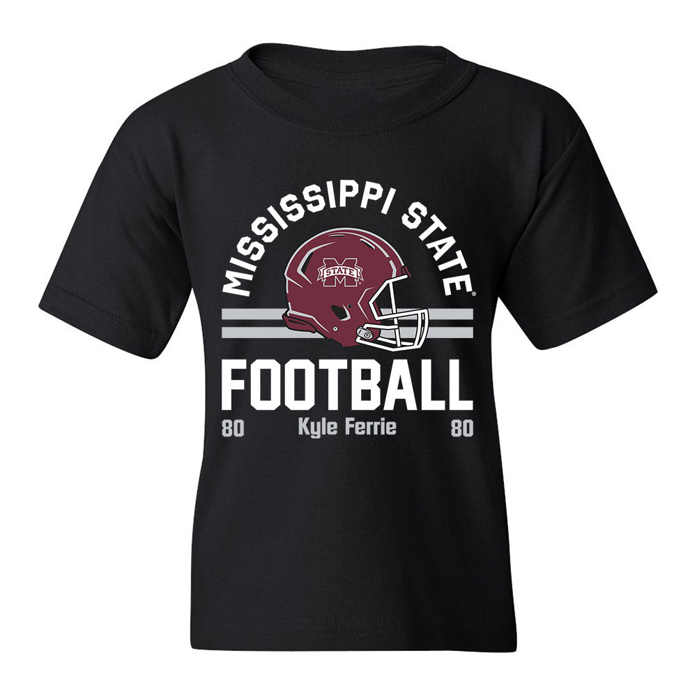 Mississippi State - NCAA Football : Kyle Ferrie - Black Classic Fashion Shersey Youth T-Shirt