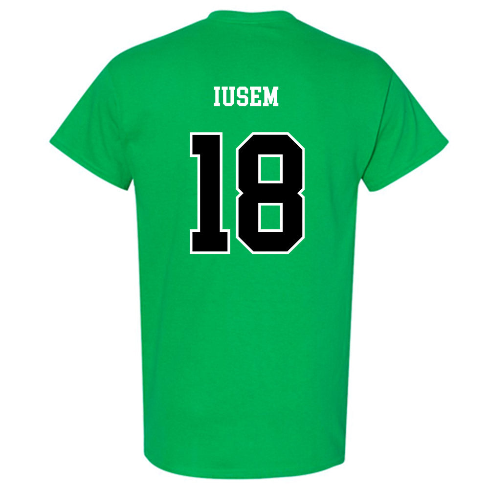 Marshall - NCAA Men's Soccer : Agust�n Iusem - Green Replica Shersey Short Sleeve T-Shirt