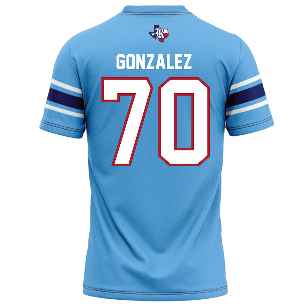 Rice - NCAA Football : Isaiah Gonzalez - Light Blue Jersey