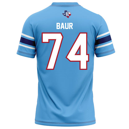 Rice - NCAA Football : Brad Baur - Light Blue Jersey